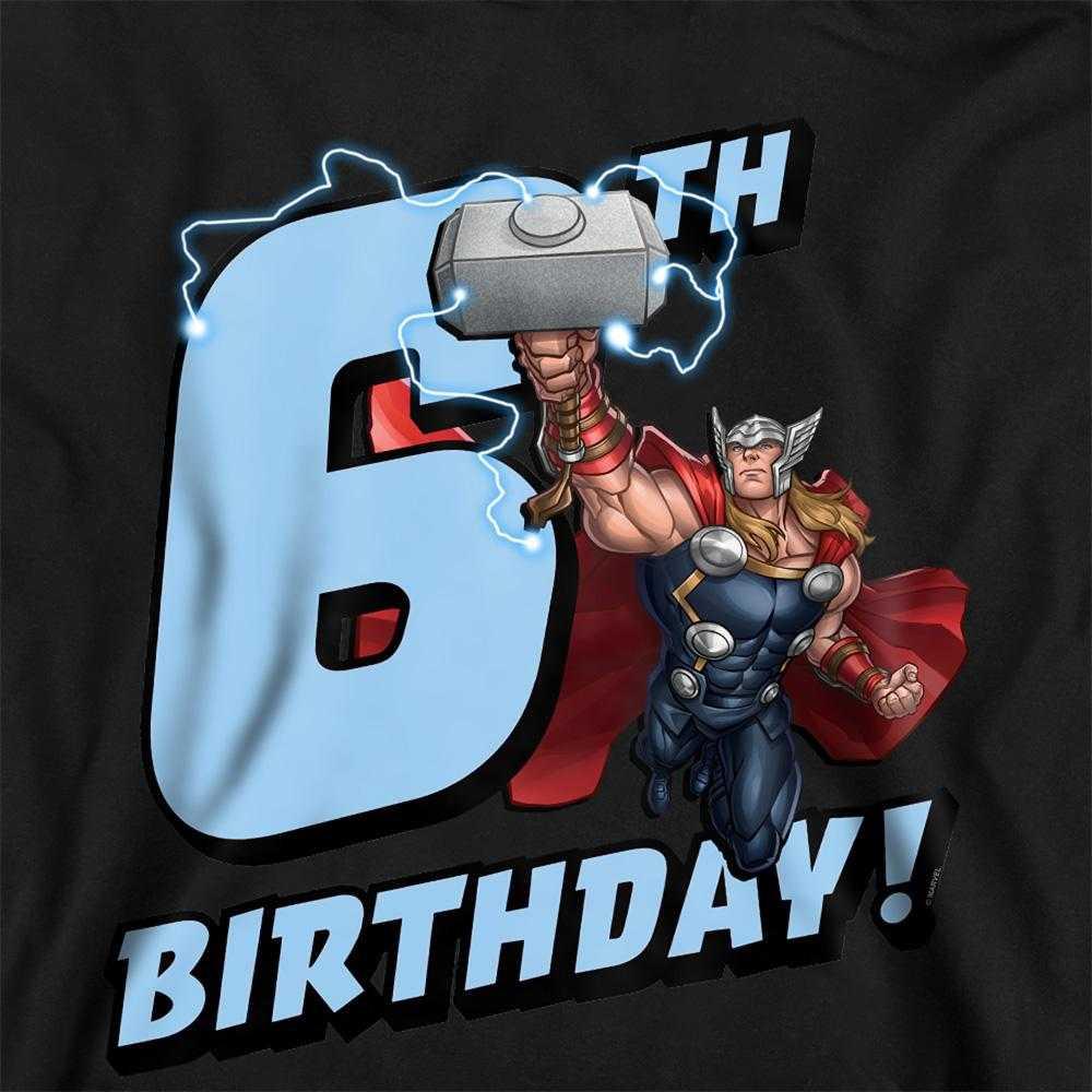 Marvel Childrens/Kids Thor 6th Birthday Hoodie