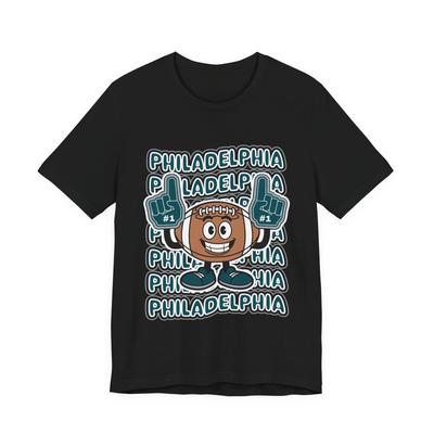 Philadelphia Shirt Football T-Shirt Retro Mascot Graphic Tee