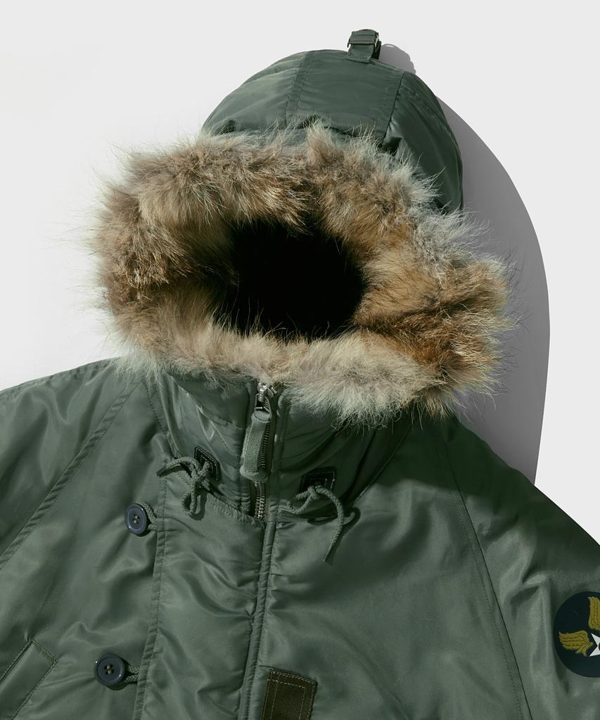 Outstanding N3B Flight Parka(Wool Insulation)_Sage Green
