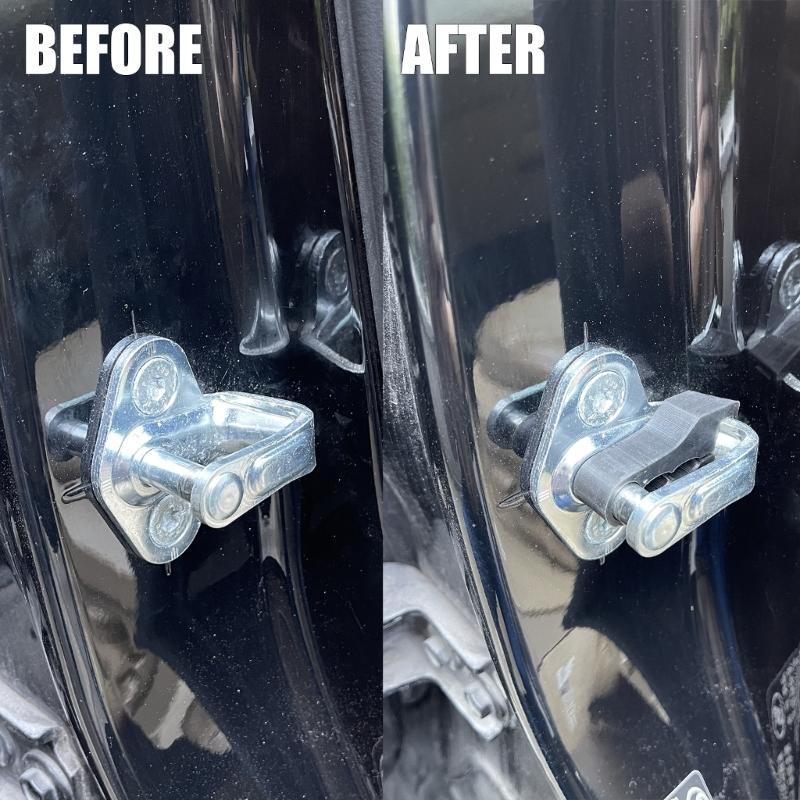 Verbesserungen Auto Türschloss Dämpfungspad Set Leise Auto Türschloss Dämpfer Set Geräuschdämpfer für Autotüren Einfache Installation