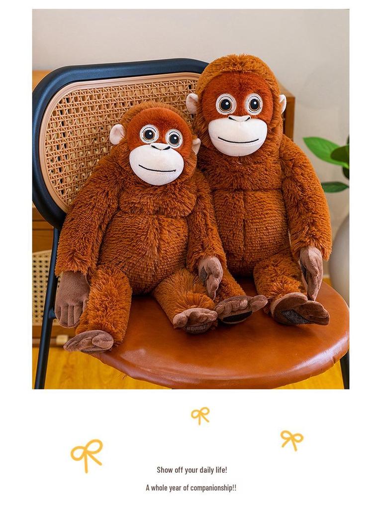 Long-armed Gorilla Plush Toy - Cross-border Zoo Monkey Doll for Kids