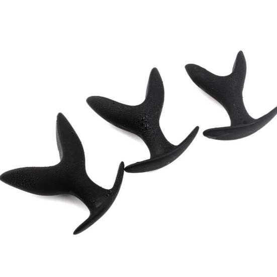 Unisex Soft Silicone Waterproof V Shape Butt Anal Plug Dildo Prostate Massager