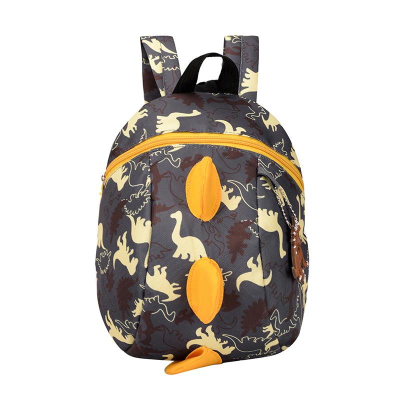 New Cute Dinosaur Baby Boy and Girl Schoolbag, Cartoon Kindergarten Schoolbag, Early Education Class Children's Schoolbag