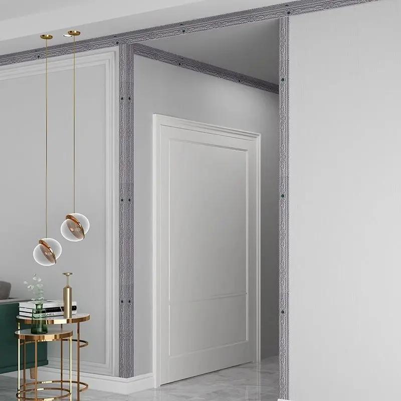 Skum Sokkellist Selvklebende Innvendig Utvendig Hjørnelist Dørkarm Vinduskarm Keramiske Fliser Dekorasjonsklistremerker