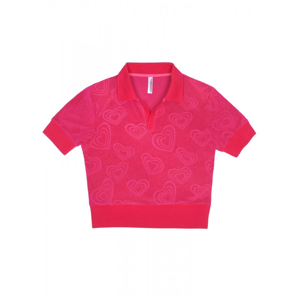 

РУБАШКА ИЗ ТЕРРИ ПИКЕ FREI (PINK)