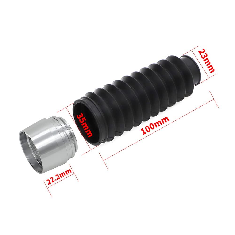 Alpha Rider Front Fork Boots Aluminum Cap Set for Honda Z50 Z50R CT70 CT70H