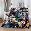 Anime My Hero Academia Cartoon Soft Plush Blanket,Flannel Blanket Throw Blanket for Living Room Bedroom Bed Sofa Picnic Cover 3D