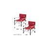 Coleman Two Way Captain Chair Red Portable Folding Camping Chair