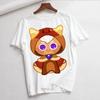 Shadow Milk Cookie Run Kingdom Pure Vanilla Cookie Print Ladies Tshirt Ladies Casual ocollar Shirt Short Sleeve Ladies