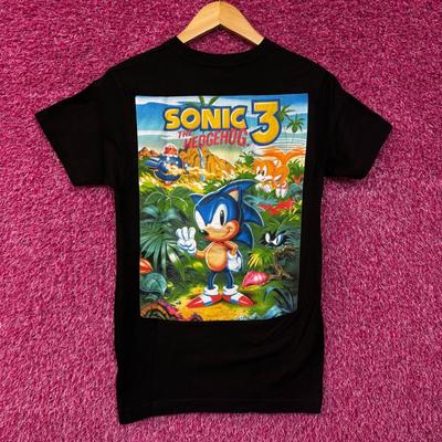 Sonic The Hedgehog 3 Cartoon Promo T-Shirt Extra Klein