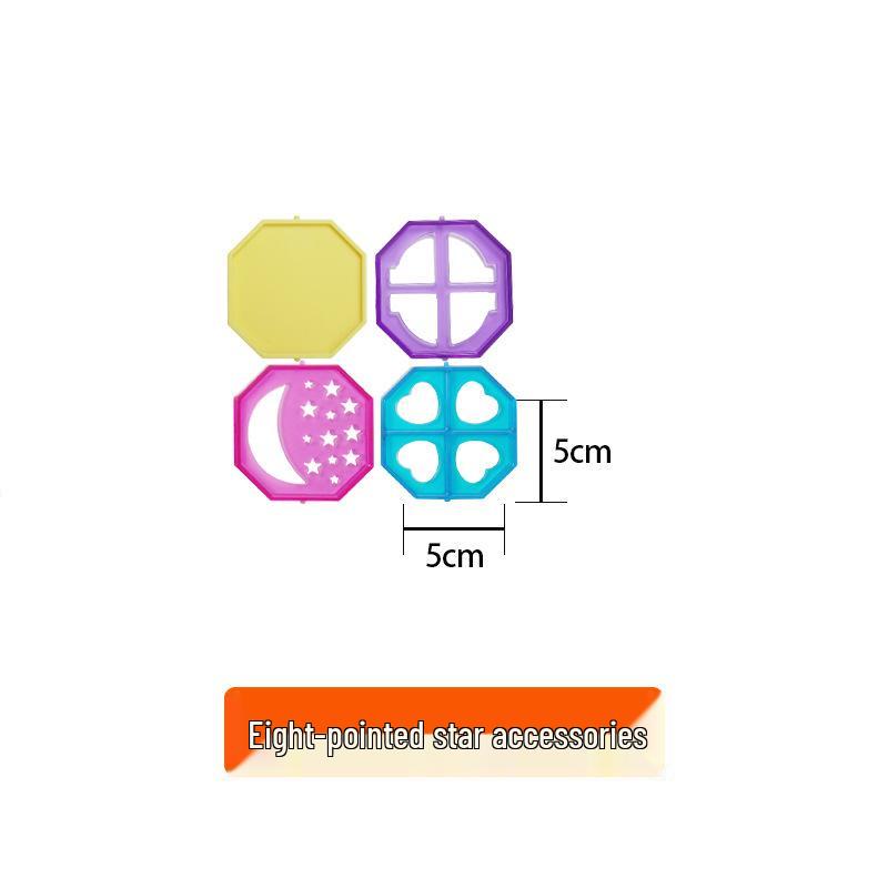 Magnetic Diamond Surface Building Blocks - Creative Educational Toy Set for Children