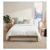 240 X 220 Cm White Cocoon Duvet Cover Set
