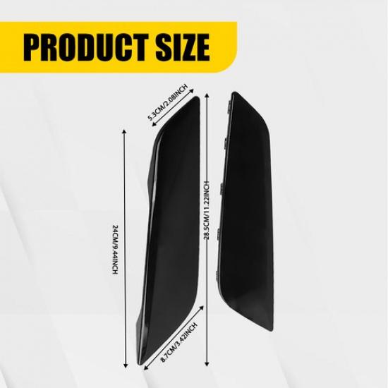 Black Fender Side Air Duct Molding Trims For BMW 540d xDrive Sedan G30 2018 2pcs