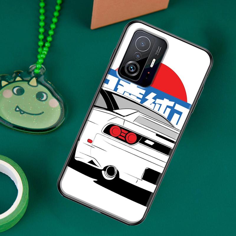 Sports Car JDM  Drift Case For POCO F5 X5 X3 Pro X4 F4 GT F3 M5s C40 Cover For Xiaomi 13 12 Lite 11T 12T Pro 12X