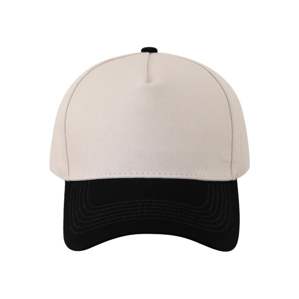 European and American Color Matching Five-piece Hard-top Baseball Cap Children Spring and Summer Outdoor Activities Peaked Cap Men's Embroidery Print