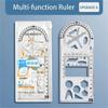 Drawing Rulers Geometric Ruler Multifunctional Drawing Template Mathematics Ruler  Primary School