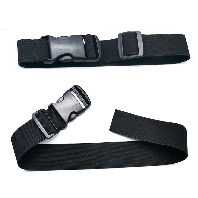 2,5 cm elastischer Hüftgurt mit Schnalle und verstellbarem Bindegurt mit Kissen