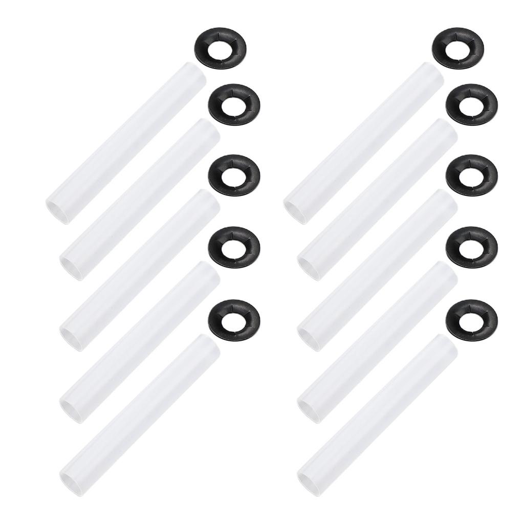 Garage Door Quiet Hinge Sleeves 11mm ID 80mm Length Garage Door Roller Shaft Hinges Silent Sleeves for Car RV