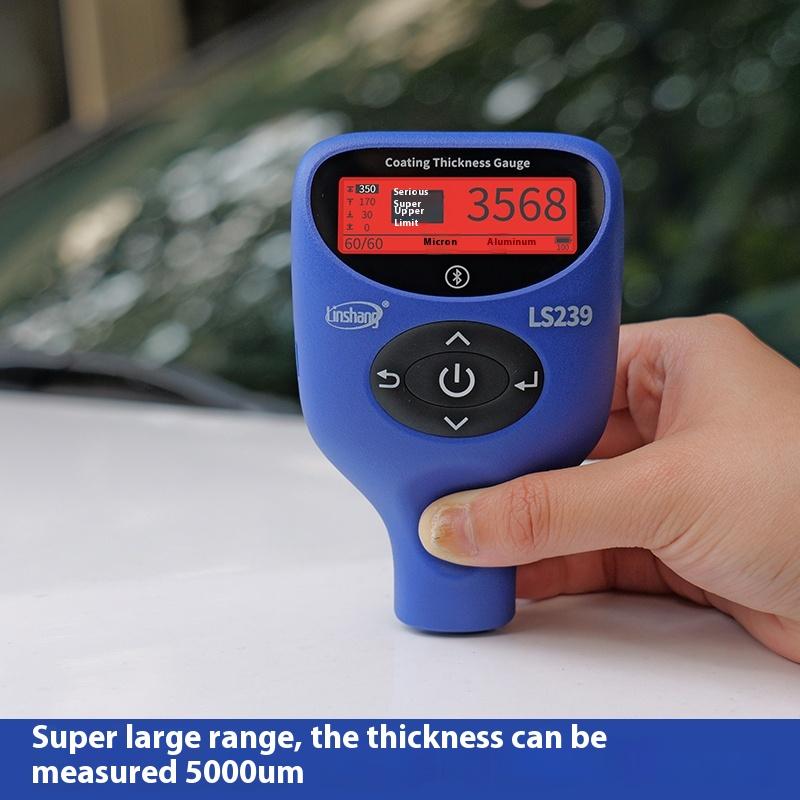 Linshon High Precision Paint Film Thickness Gauge Plastic Car Detection Meter for Measuring Paint Film