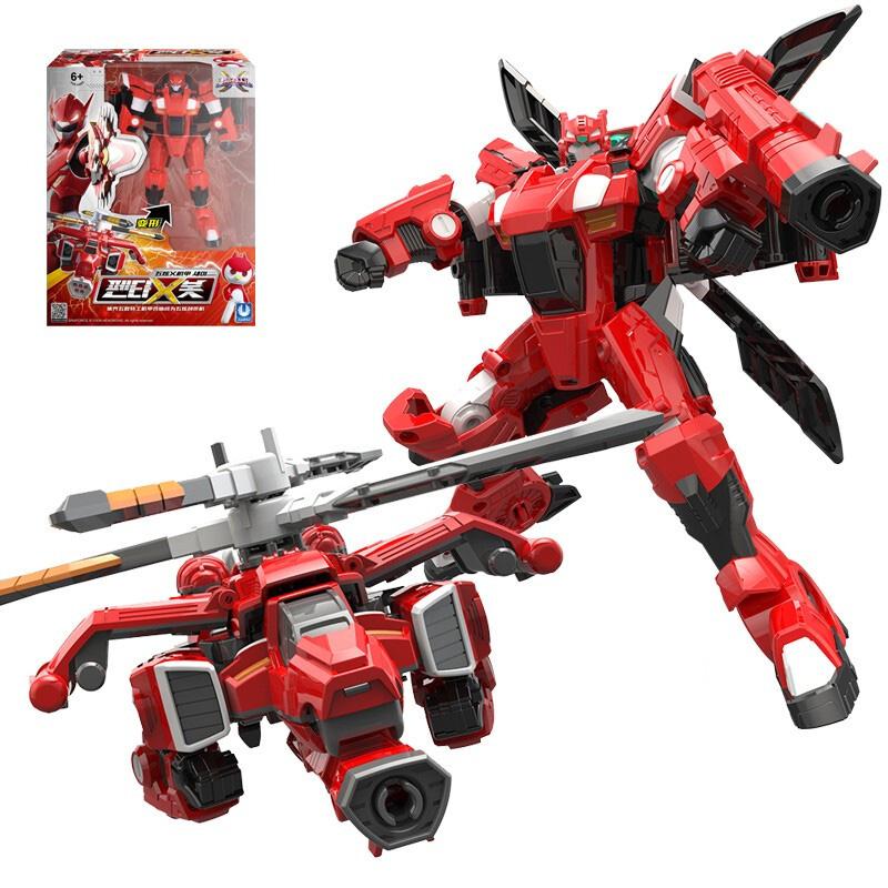 New Mini Force Transformation Tank Robot Toys Action Figures MiniForce X Simulation Fighter Airplane Deformation Mini Agent Toy