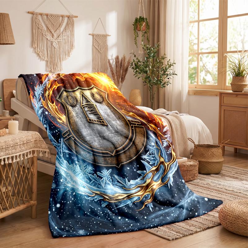 Everton Fußball Druck Flanell Decke Weich Warm Sofa Bett Überwurf für Zuhause Büro Schlafzimmer