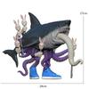 24Pcs Italian Brainrot Shark Figures Model Toy,Tralalero Tralala, Tung Tung Tung Sahur Doll, Toys Desktop Decor For Fans Gifts