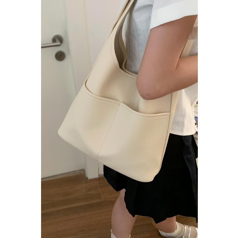 Casual, Simple, Large-capacity Bag, Niche Bucket Bag, Single-shoulder Bag