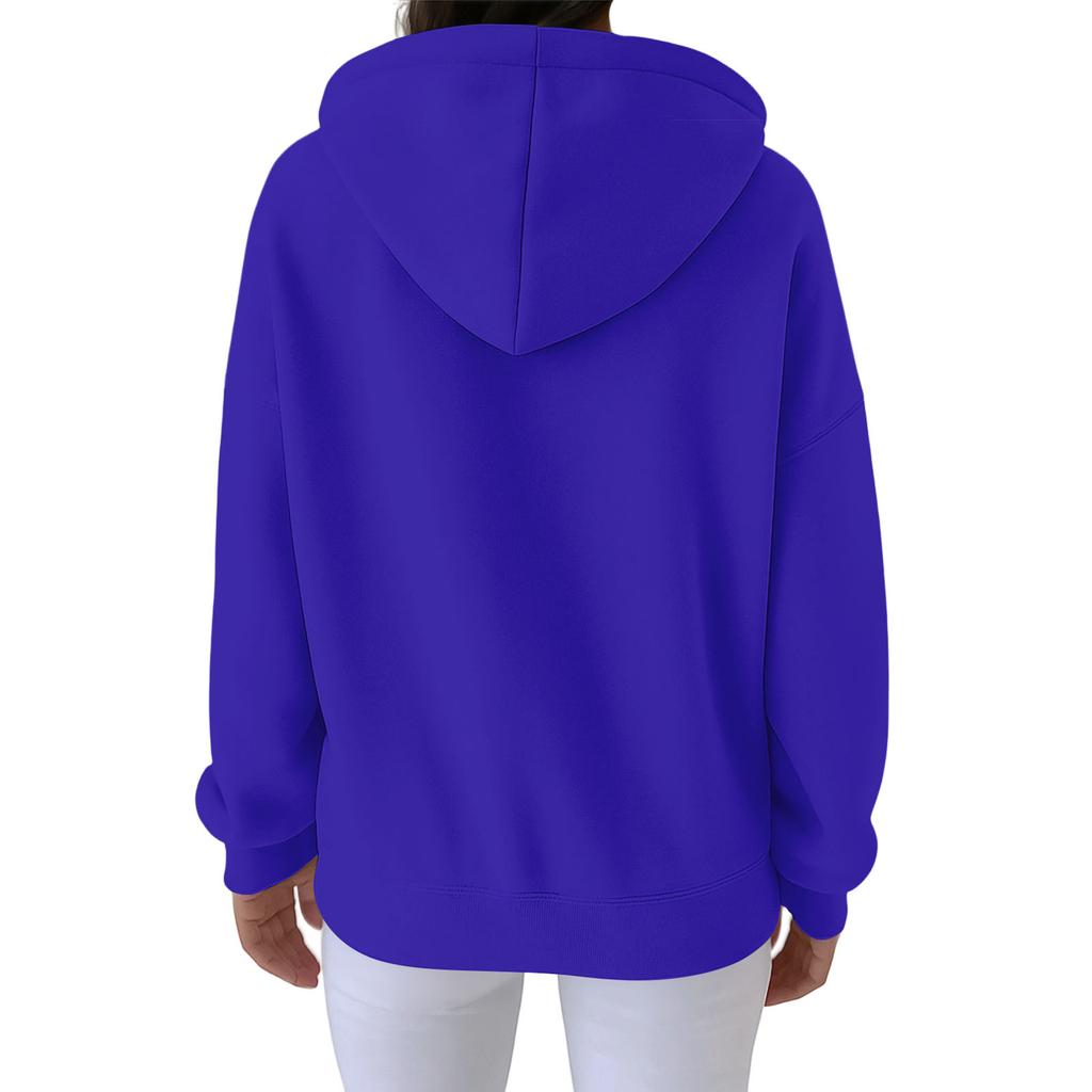 Christmas Hoodies For Women Funny Cute Printed Holiday Sweatshirt Winter Oversized Pullover Tops