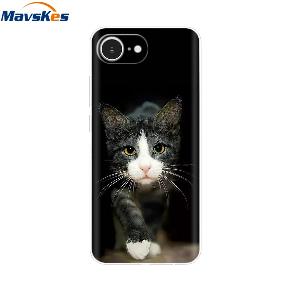 For iPhone 16e Case Soft TPU Silicone Back Cover For iPhone 16e Phone Case Protective Bumper For iPhone 16 E SE 4 2025 Fundas