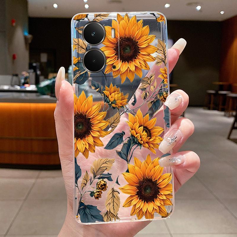 Phone Casing For Realme P3 5G Back Cover Luxury Dragon Cute Cool Boys Girls Flowers Patterns Transparent Soft Silicone TPU Case