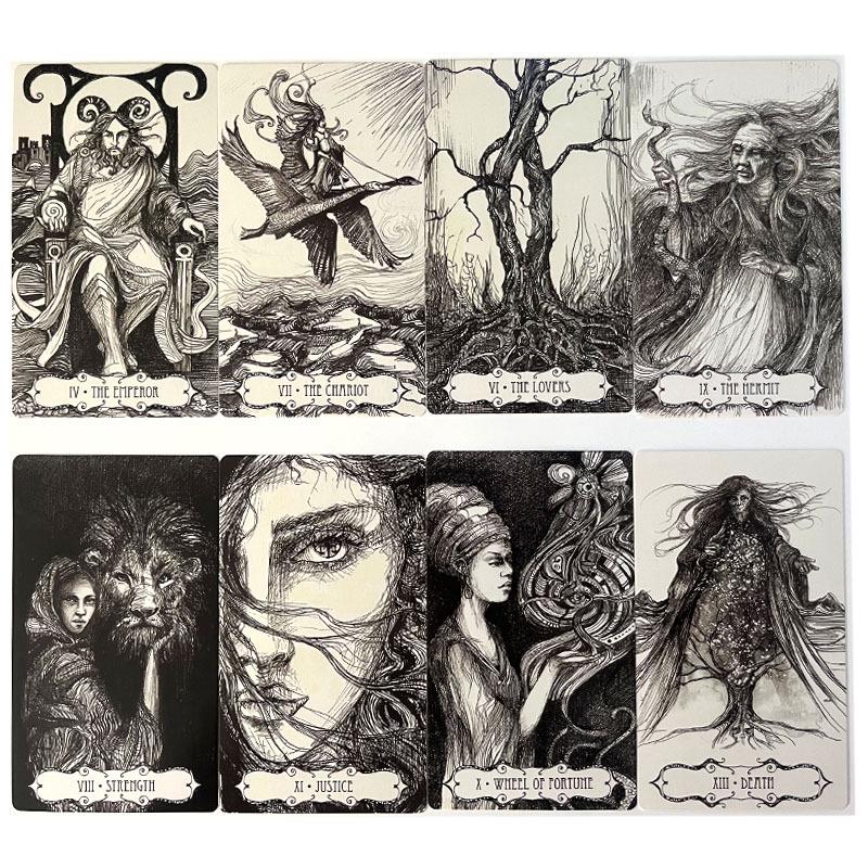 12x7cm Ethereal Vision Tarot Cards - Big Rabbit Christmas Eve Illusion Abyss