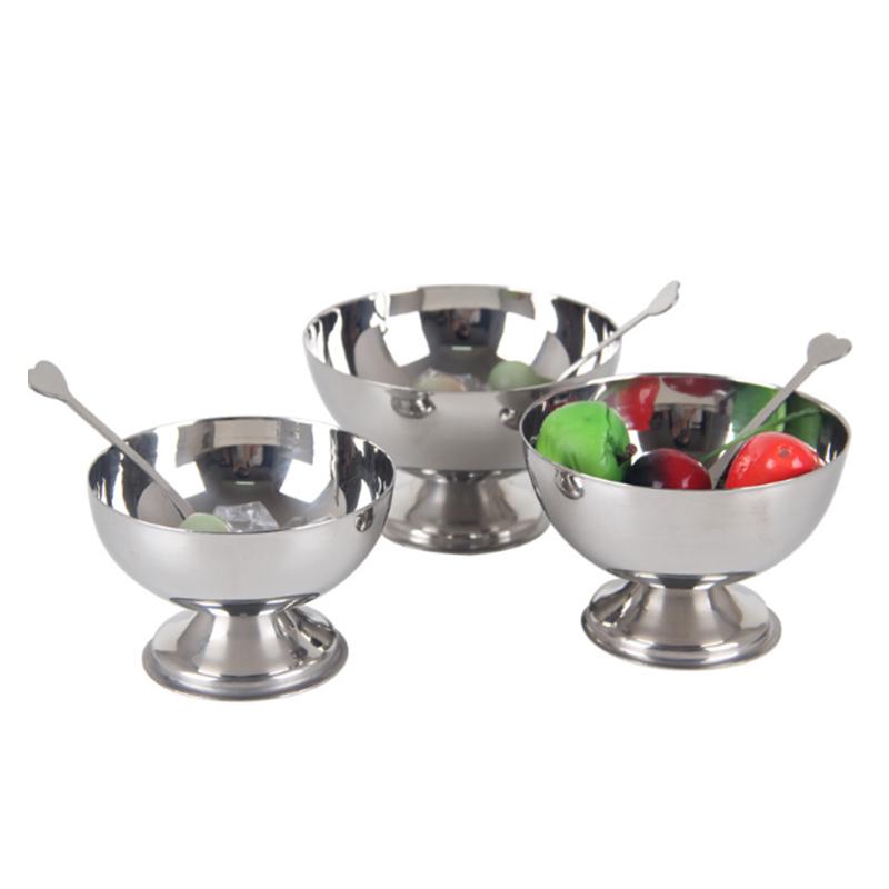 Stainless Steel Ice Cream Cup Cups Bowls Dessert Bowl Pudding Cup