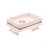 Baskets Cosmetic Box Braided Gift Home Appliance Desktop Sundries Organizer for bread fruit