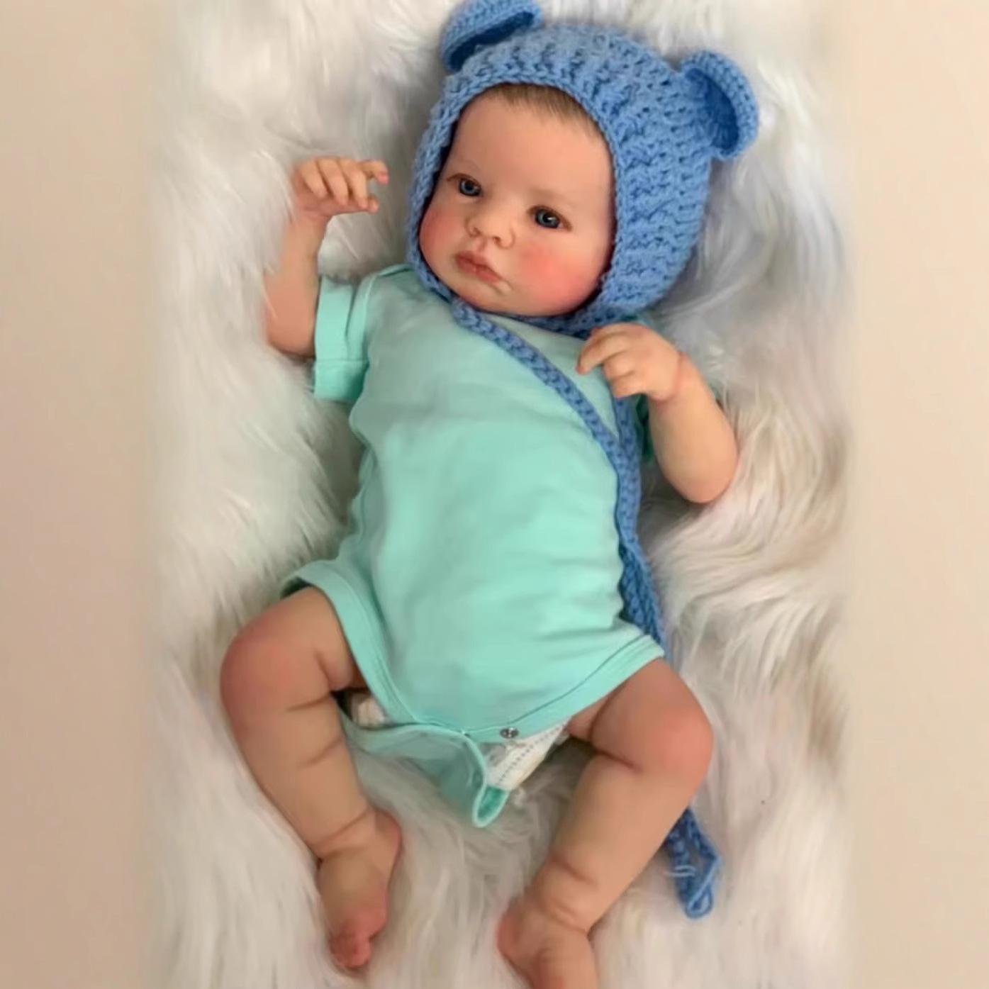 Кукла LouLou Reborn - Реалистичная мягкая виниловая игрушка-симулятор Vinyl Body Male Doll