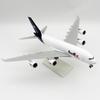 A380 30cm 1/240 Scale Fedex Airplane Resin Simulation Model With Aircraft Wheels & Base Toys Plane Office Decoration