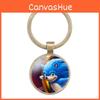 Sonic The Hedgehog Time Stone Keychain Cartoon Style Key Accessory Mix Material