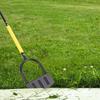 Manual Lawn  r, Saw Tooth Half Moon Shaped Steel Lawn Edging Tool Lawn  r for Grass, Borders Sidewalks, Driveways, Gardens
