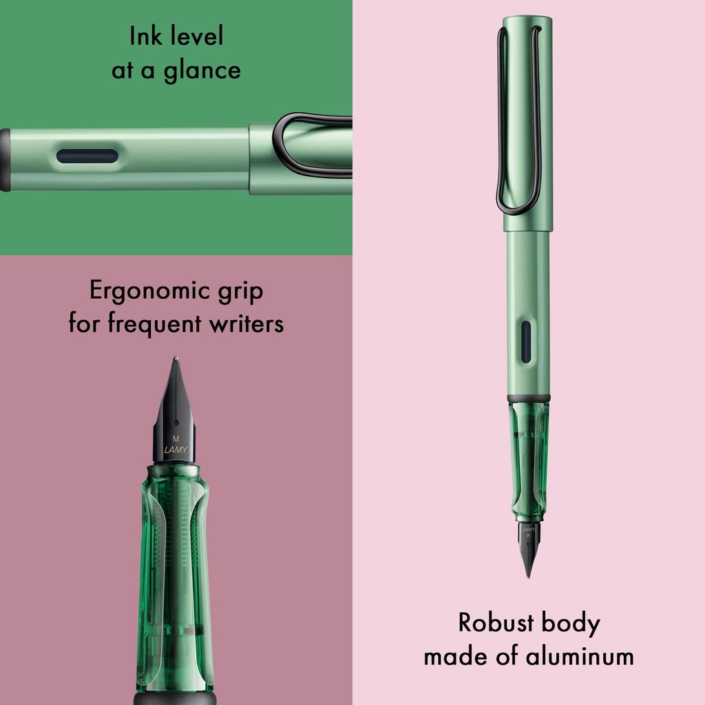LAMY EF Extra Fine Fountain Ulster Limited Officially Imported Pen, Sage, L0E7-EF, Edition,