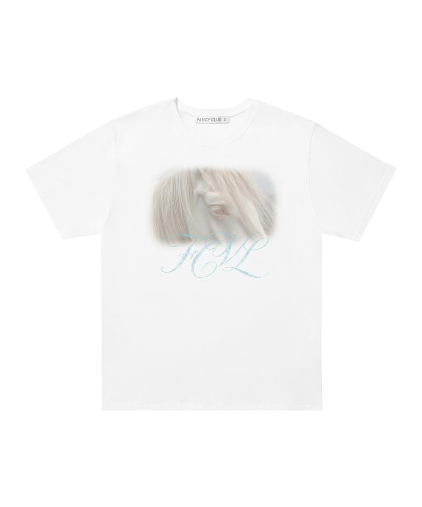 FANCY CLUB Fcl Horse Tee (White) F26Qb119