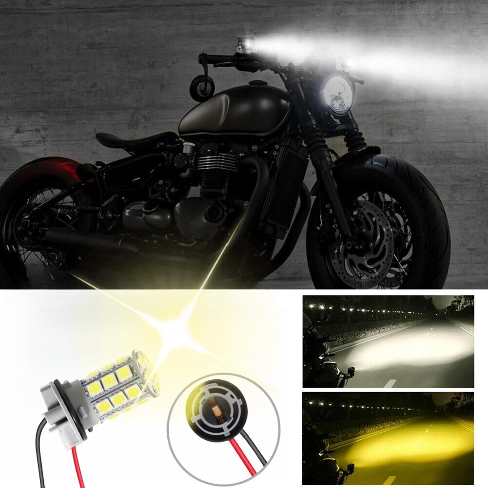 Qasim S25 Single Socket 1156 (BA15S) 180 Degree Turn Signal Headlight Tail Lamp Coupler