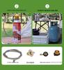 Nine-Head Portable Outdoor Gas Stove for Camping and Picnics