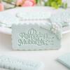 Food Grade Acrylic Eid Mubarak Fondant Cookie Stamp Heat Resistant Baking Mold for Dessert Practical Home Baking Tool