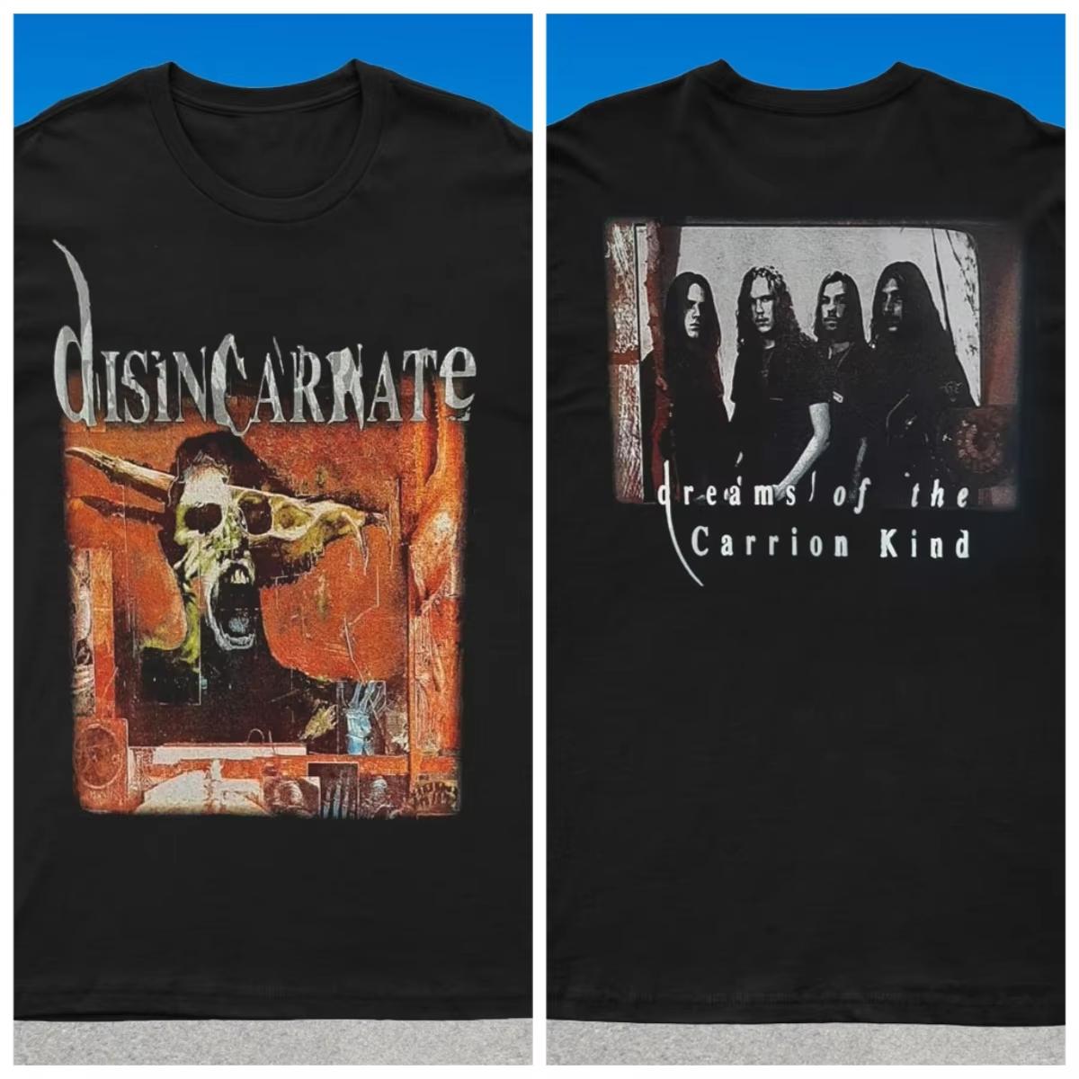 

2025 New Dreams of The Carrion Kind Printed Unisex Street Fashion Trend Short Sleeved Pure Cotton Round 4XL