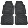 Car Floor Mats Set 4PCS, Universal PVC Floor Liners with Anti-Slip Diamond Design for Most Cars