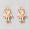Cute Santa Claus Stud Earrings for Women Delicate Imitation Pearl Christmas Earrings New Year Party Jewelry Christmas Gift