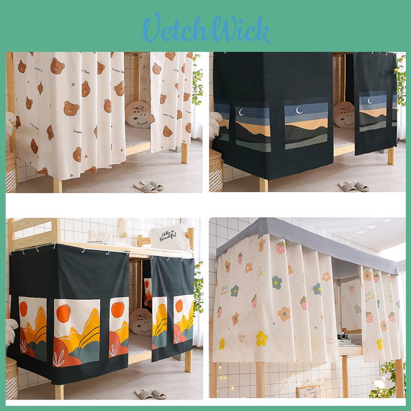 Elegant Bed Top Curtain For Girls Dust-proof And Breathable Polyester Material