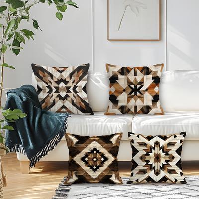 Bohemian Geometry Cushion Covers Pillowcase Fantasy-Inspired Decor For Your Home Sofa Cushion Cover Living Room Bed Car Decor