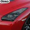 For Nissan GTR R35 Nismo 2009-  2 Pcs Car Headlight Protective Film Headlamp Vinyl Transparent Black TPU Protective