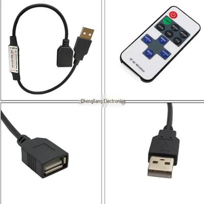 RF Drahtloser LED-Streifenlicht-Controller mit 11-Tasten-Fernbedienung