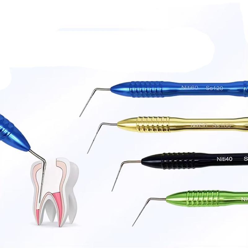 Dental Vertical Pressurizer 4 Option Endodontic Hand Plugger Tip Dental Root Canal Filling Dentist Endo Tools Instrument